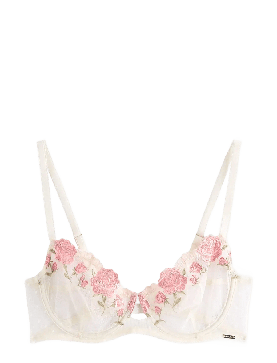 Lindex - ella m – Senna unpadded bra - bh:ar med bygel - light white - 1