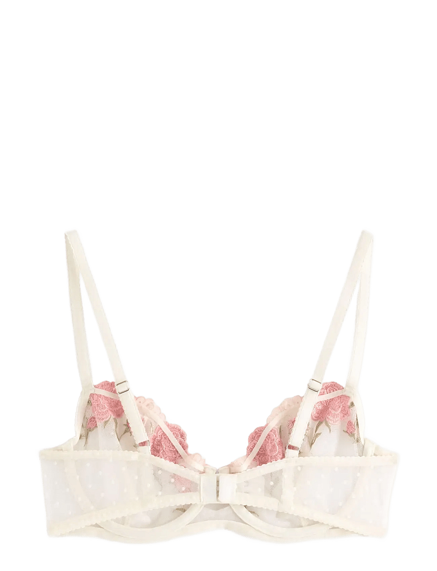 Lindex - ella m – Senna unpadded bra - speciella tillfällen - light white - 2