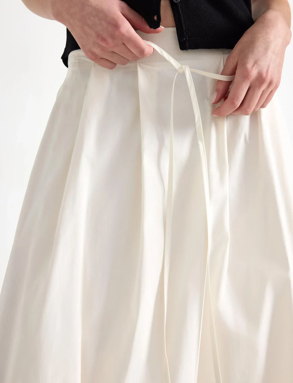 Lindex - Skirt Stine - spódnice do kolan i midi - light white - 4