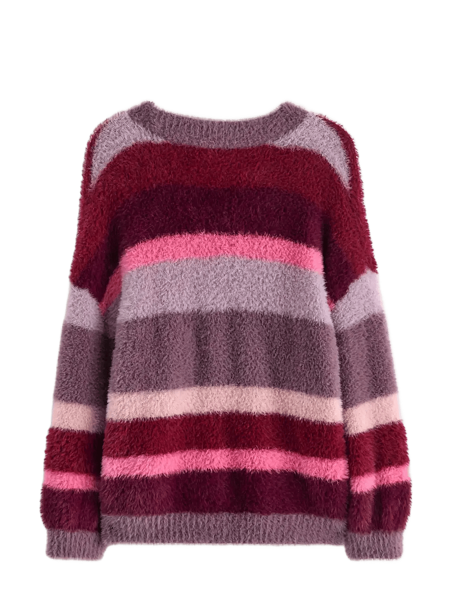 Lindex - Sweater stripe featheryarn - sweatshirts - light dusty lilac - 2