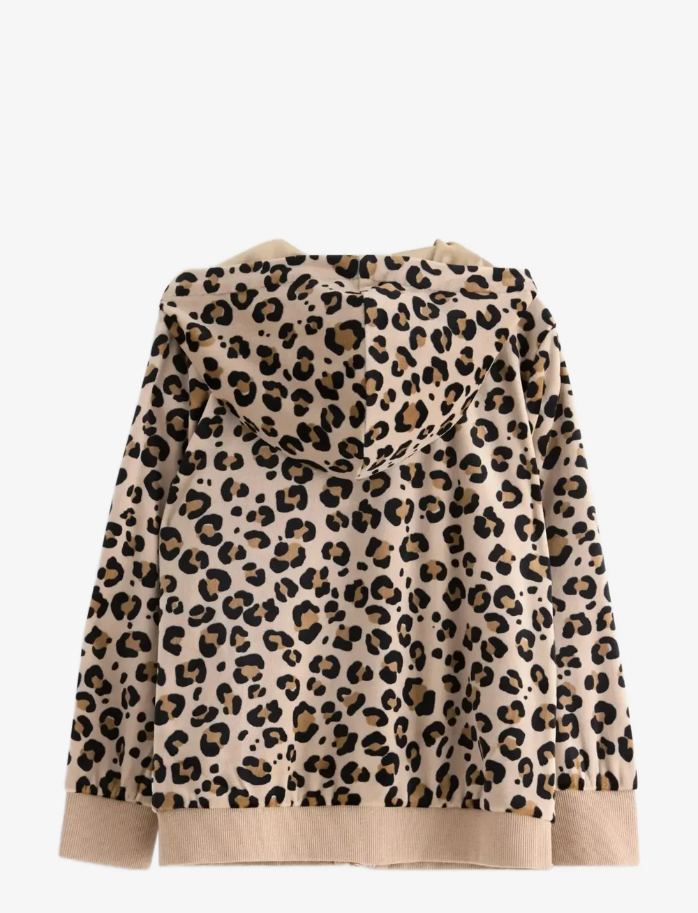 Lindex - Hoodjacket velour AOP leo - hettegensere - beige - 2