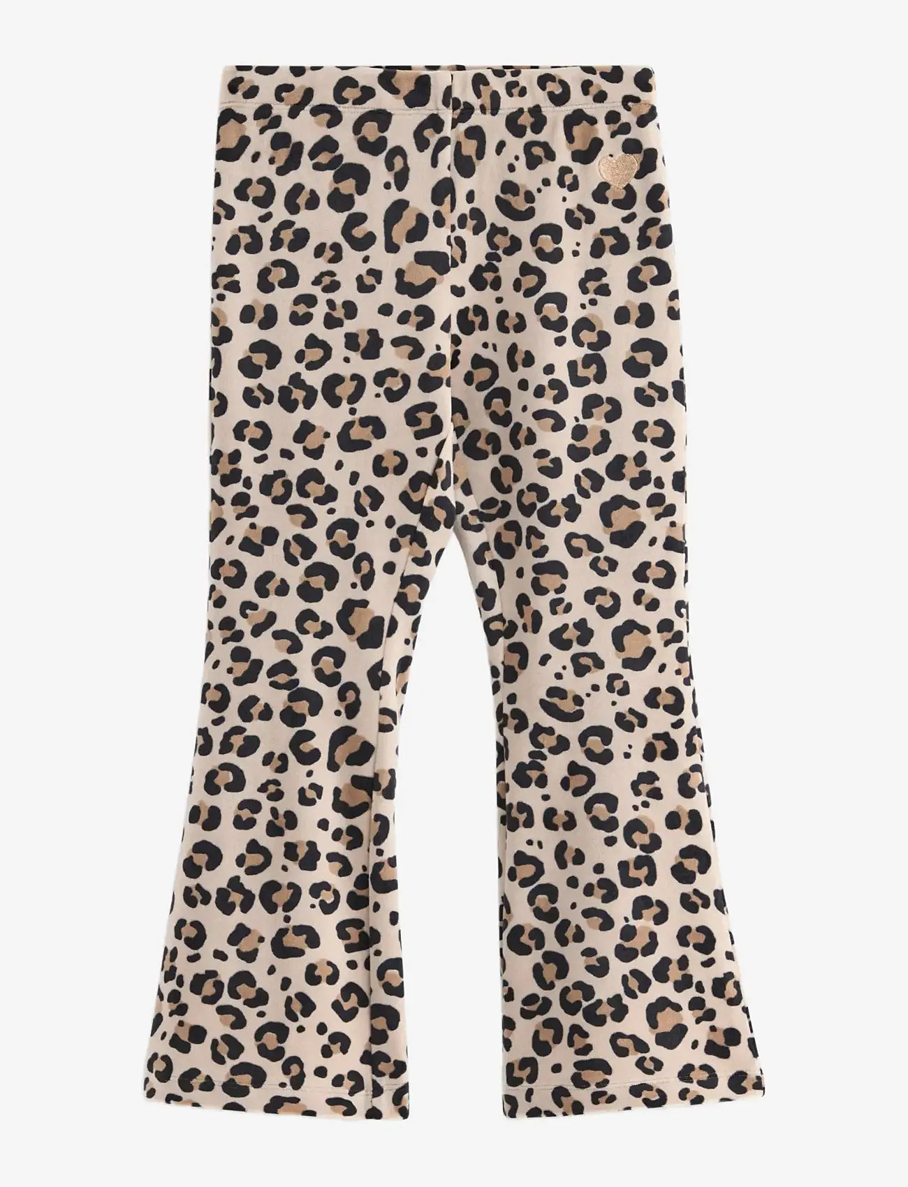 Lindex - Flared leggings in velour - kelnytės kūdikiams - beige - 1