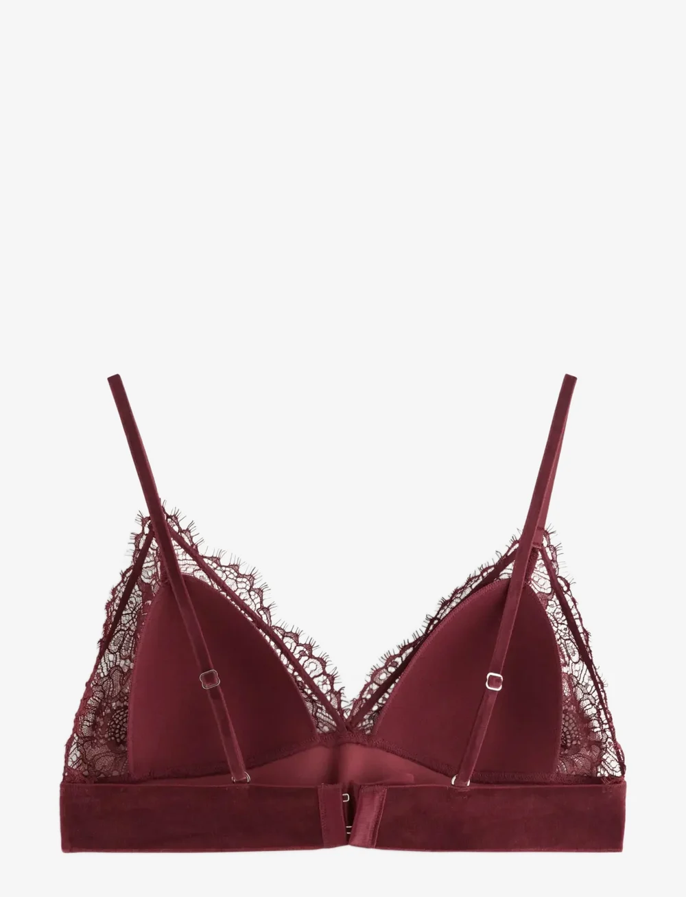 Lindex - Bra Nora Triangle bralette Vel - bralette - dark dusty red - 2