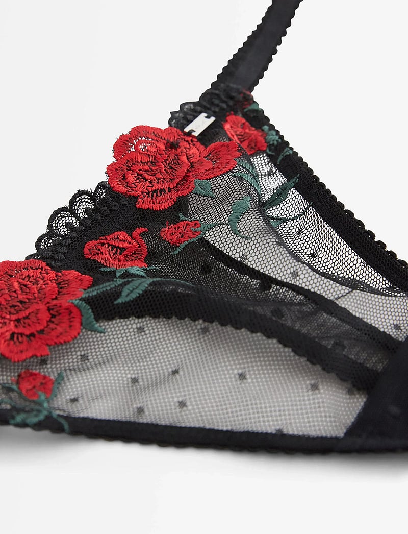 Lindex - Brief Thong Low Belle - string - black - 5