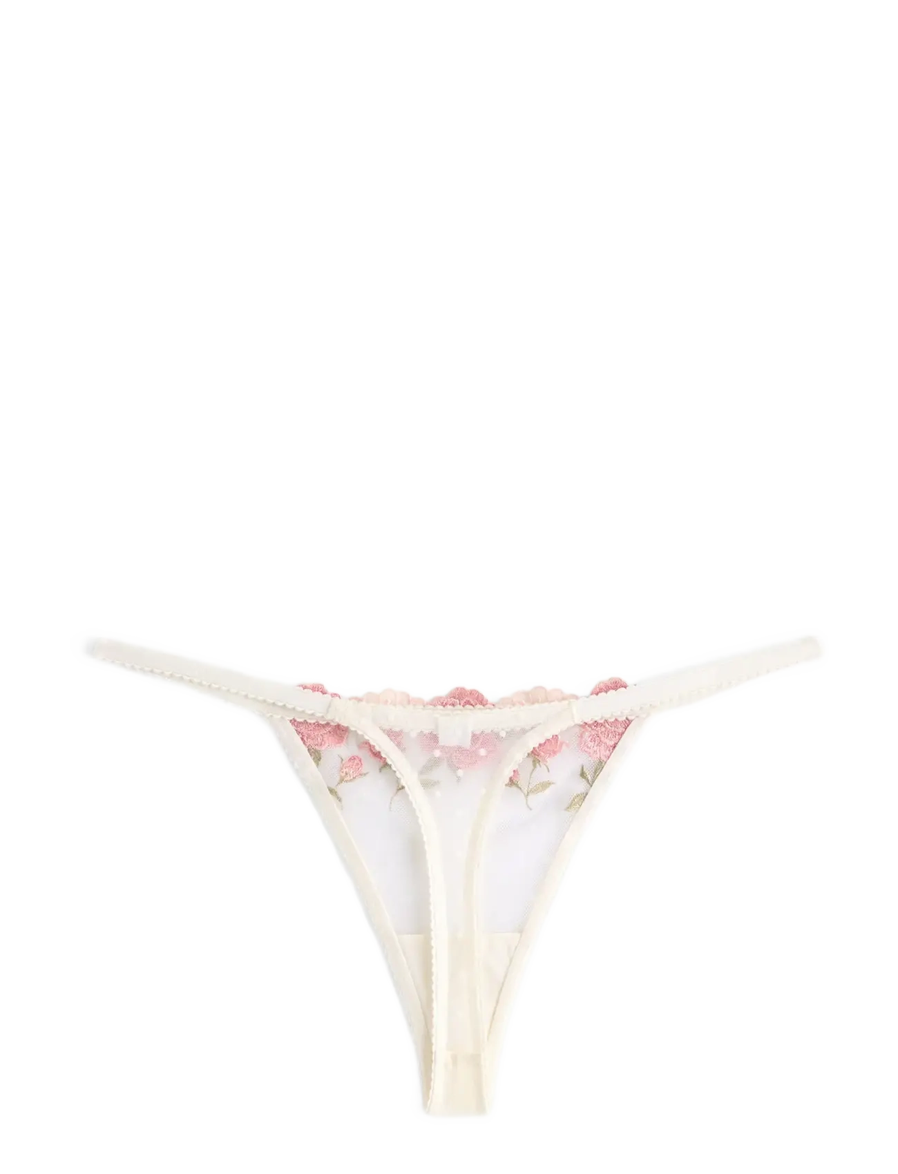 Lindex - ella m – g-streng med lav talje - tangas - light white - 2