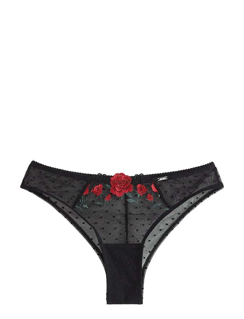 Lindex - ella m – brazilian truse - brasiilia stiilis aluspüksid - black - 1