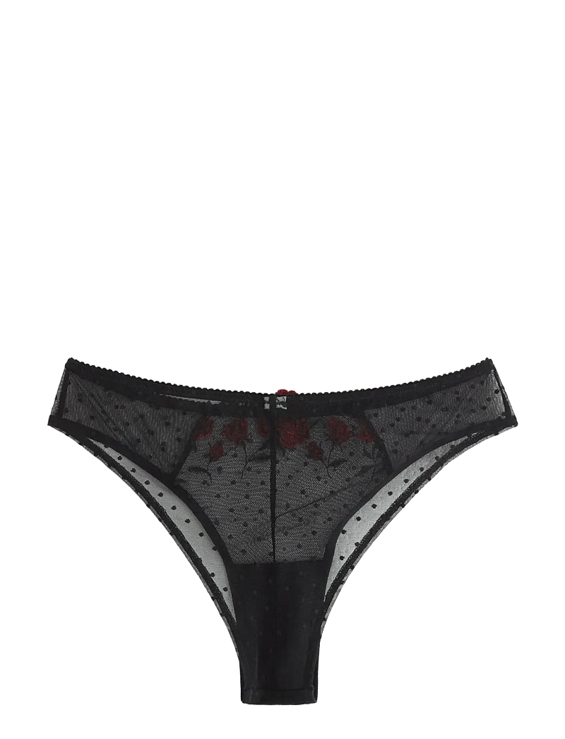 Lindex - ella m – brazilian truse - brasiilia stiilis aluspüksid - black - 2