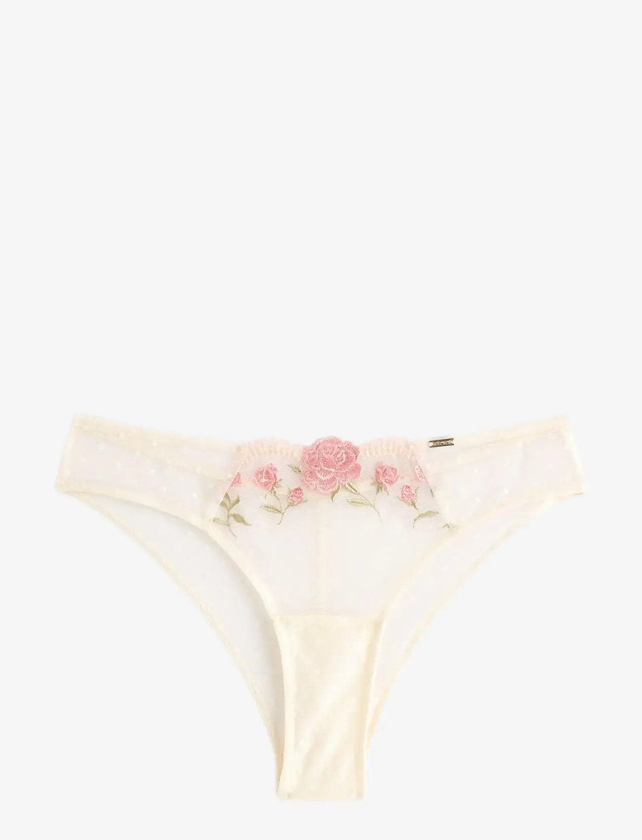 Lindex - ella m – brazilian truse - braziliškos kelnaitės - light white - 1