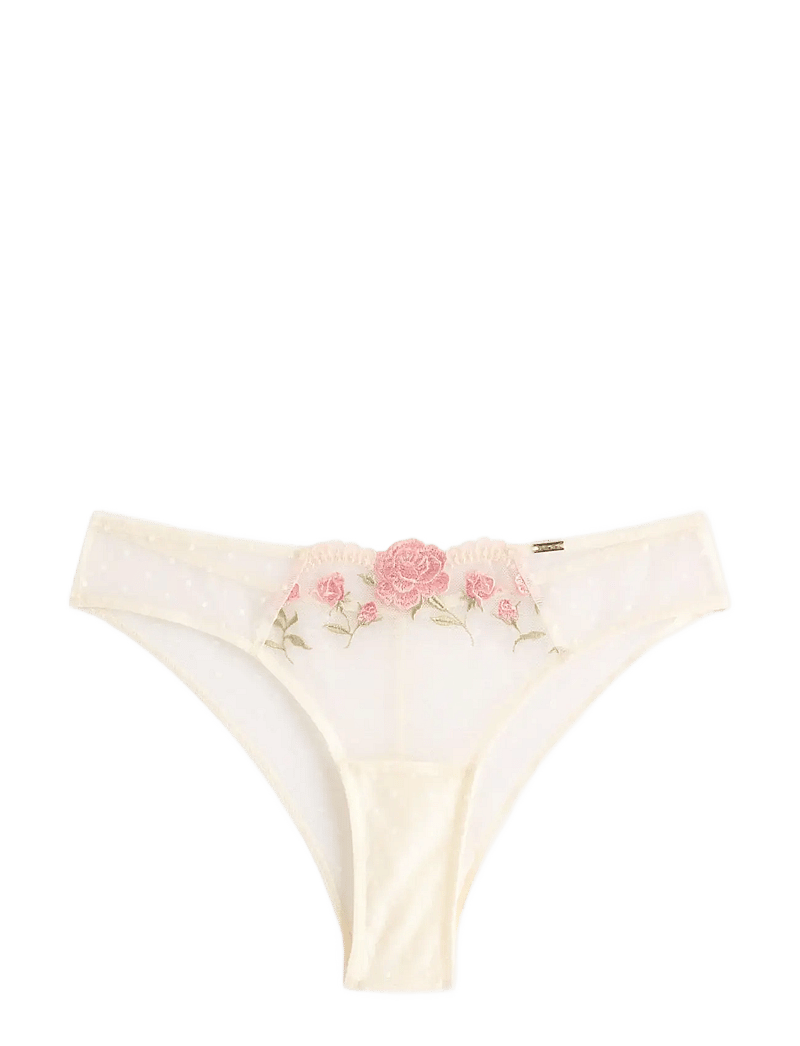 Lindex - ella m – brazilian truse - braziliškos kelnaitės - light white - 1