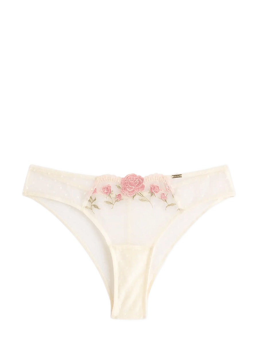 Lindex - ella m – brazilian truse - brazilian slips - light white - 1