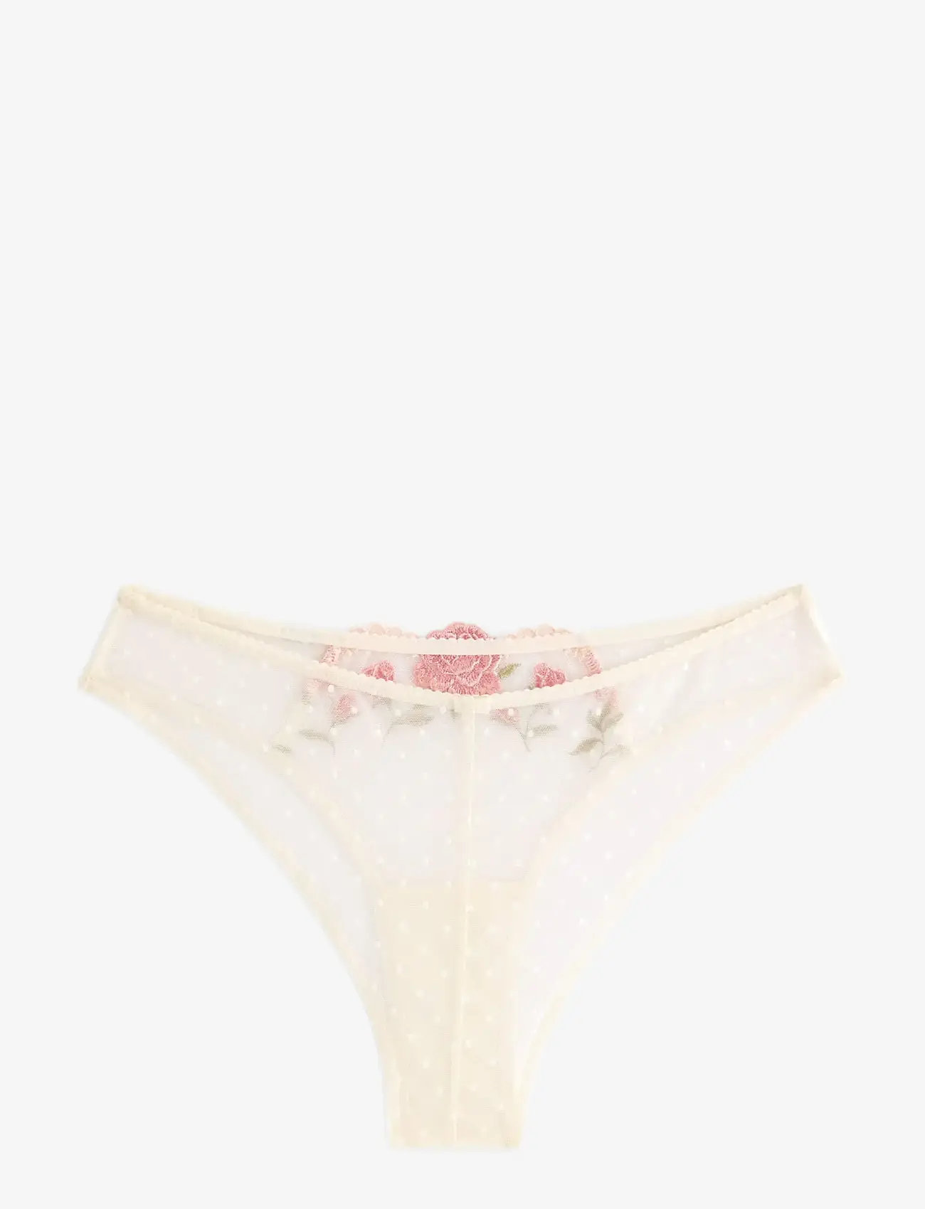 Lindex - ella m – brazilian truse - braziliškos kelnaitės - light white - 2