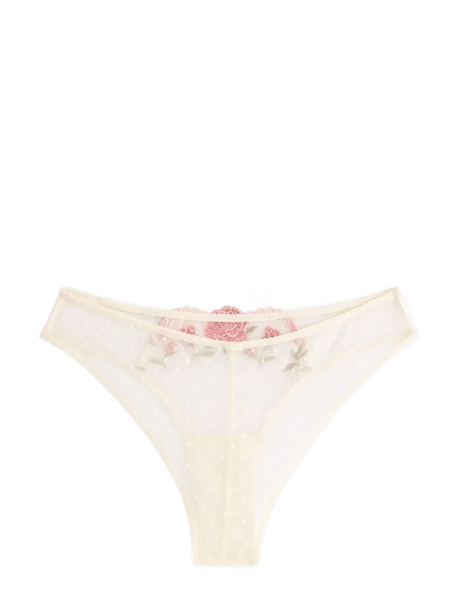 Lindex - ella m – brazilian truse - brazilian slips - light white - 2