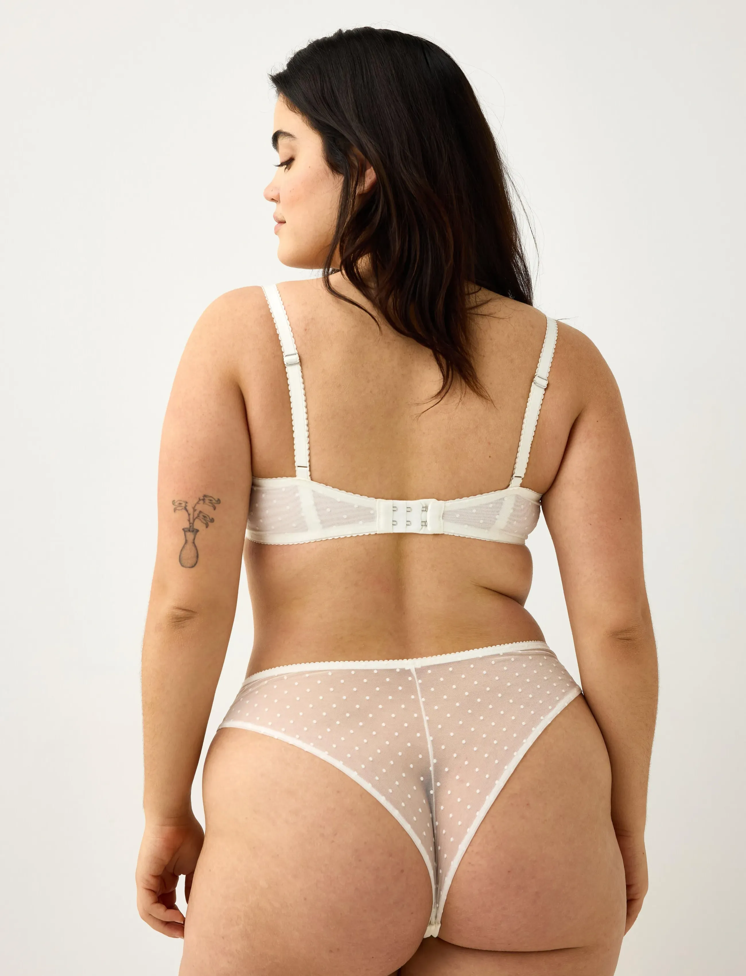 Lindex - ella m – brazilian truse - brazilian slips - light white - 3