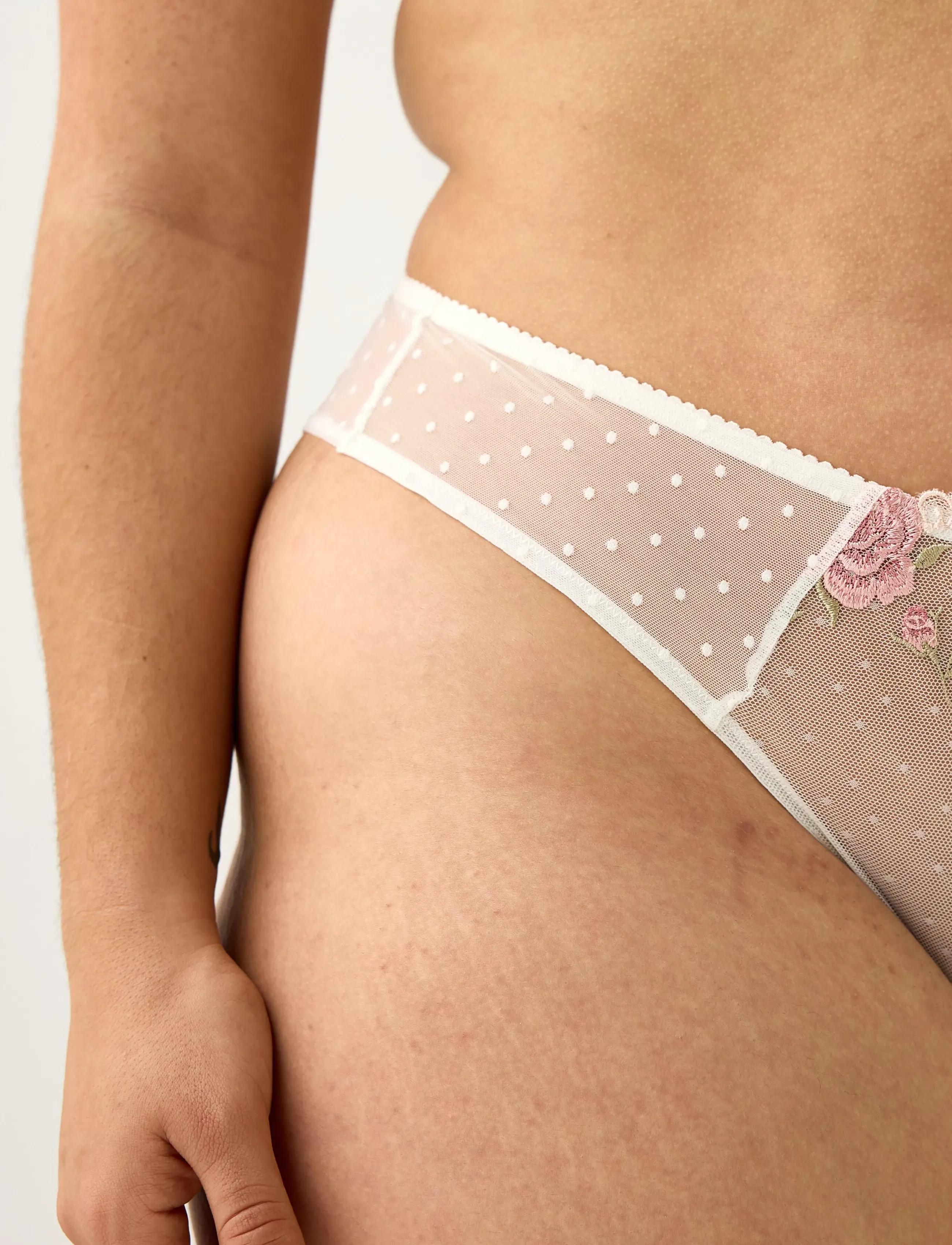 Lindex - ella m – brazilian truse - brazilian slips - light white - 4