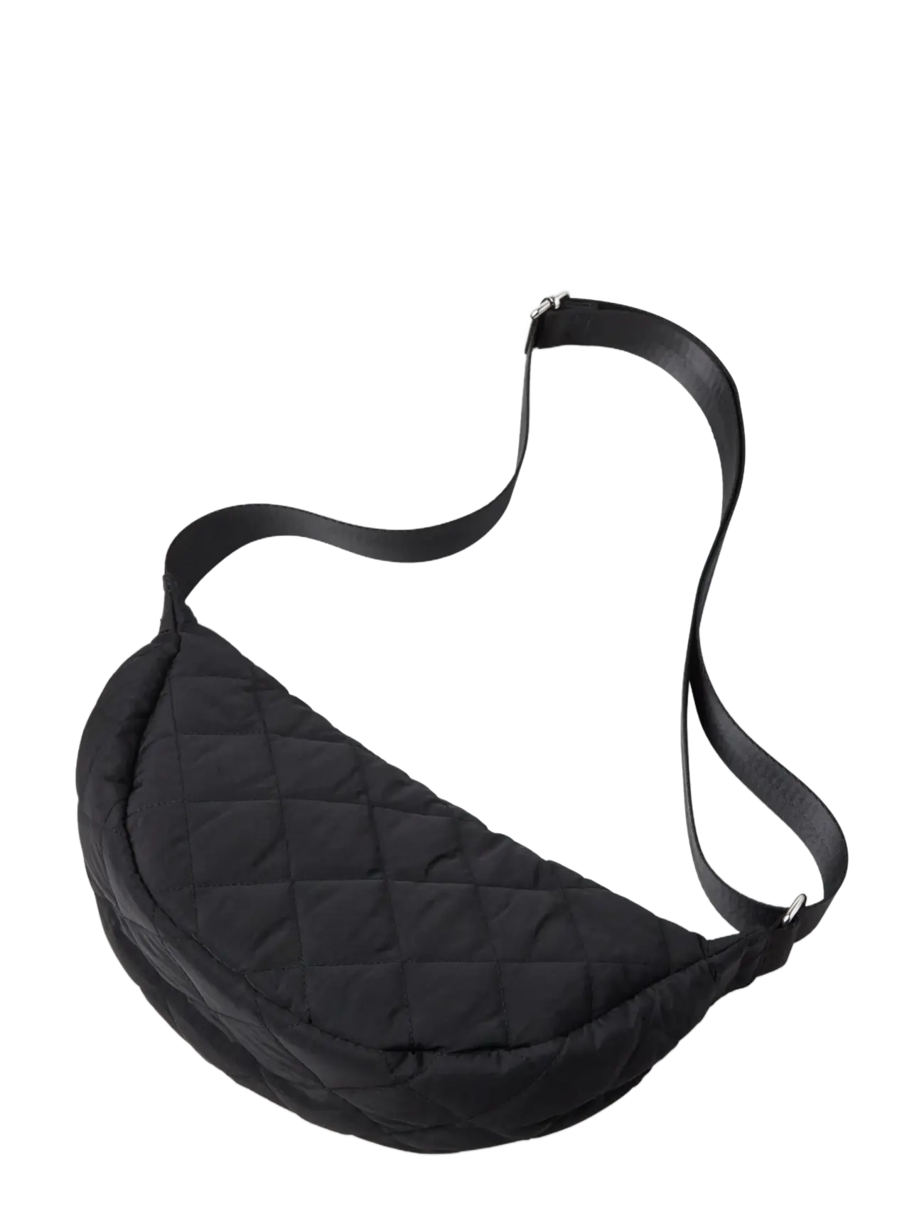Lindex Bag bumbag w quilt - Taschen - BLACK / black