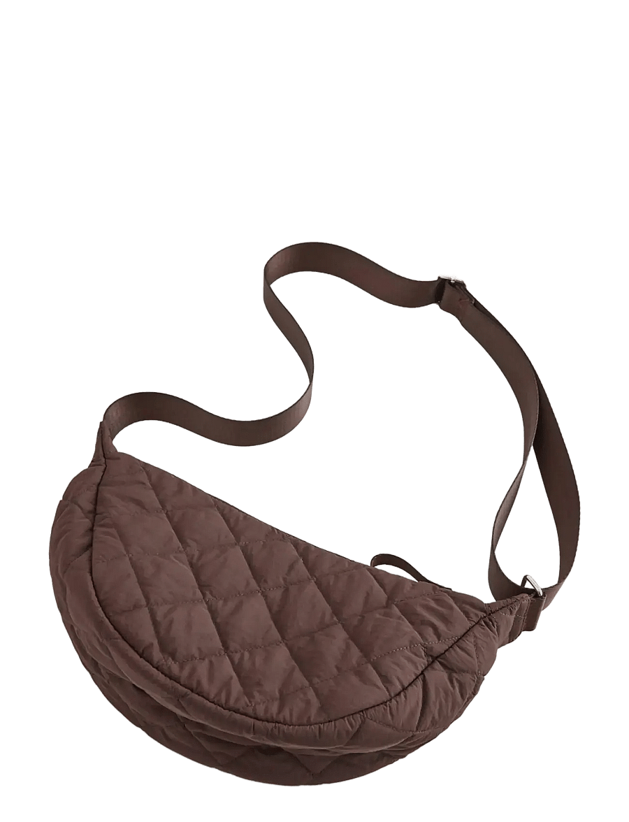 Lindex - Bag bumbag w quilt - moetrendid - dark brown - 0
