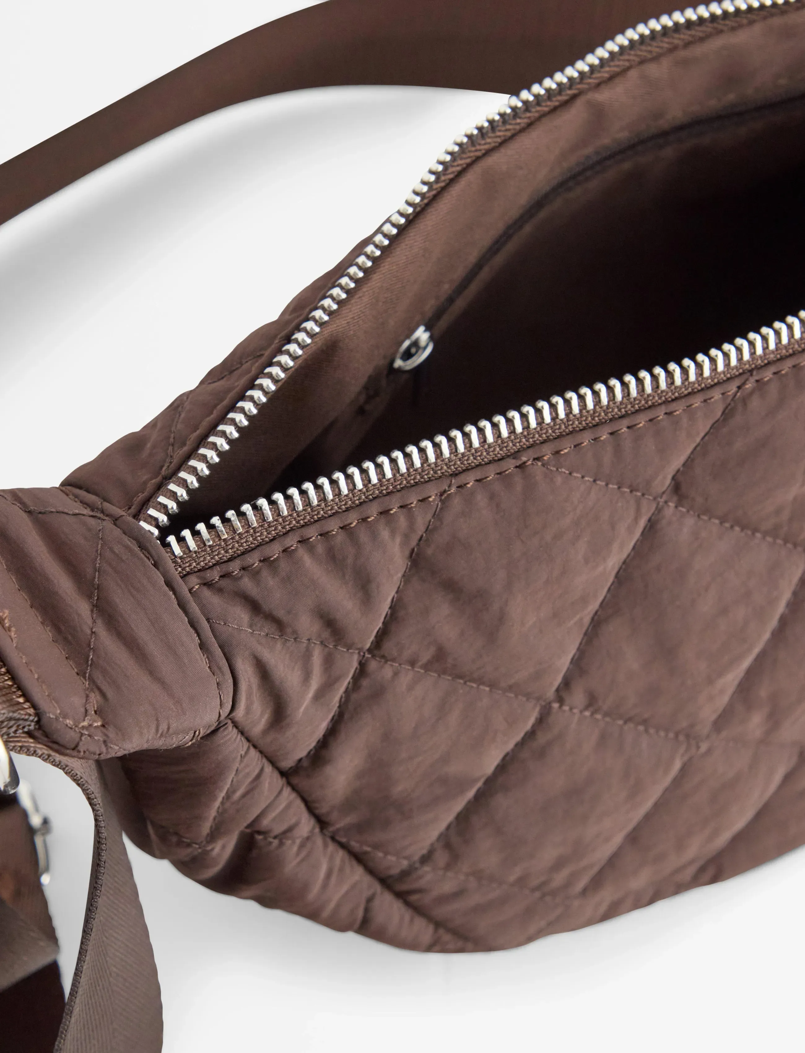 Lindex - Bag bumbag w quilt - laveste priser - dark brown - 2