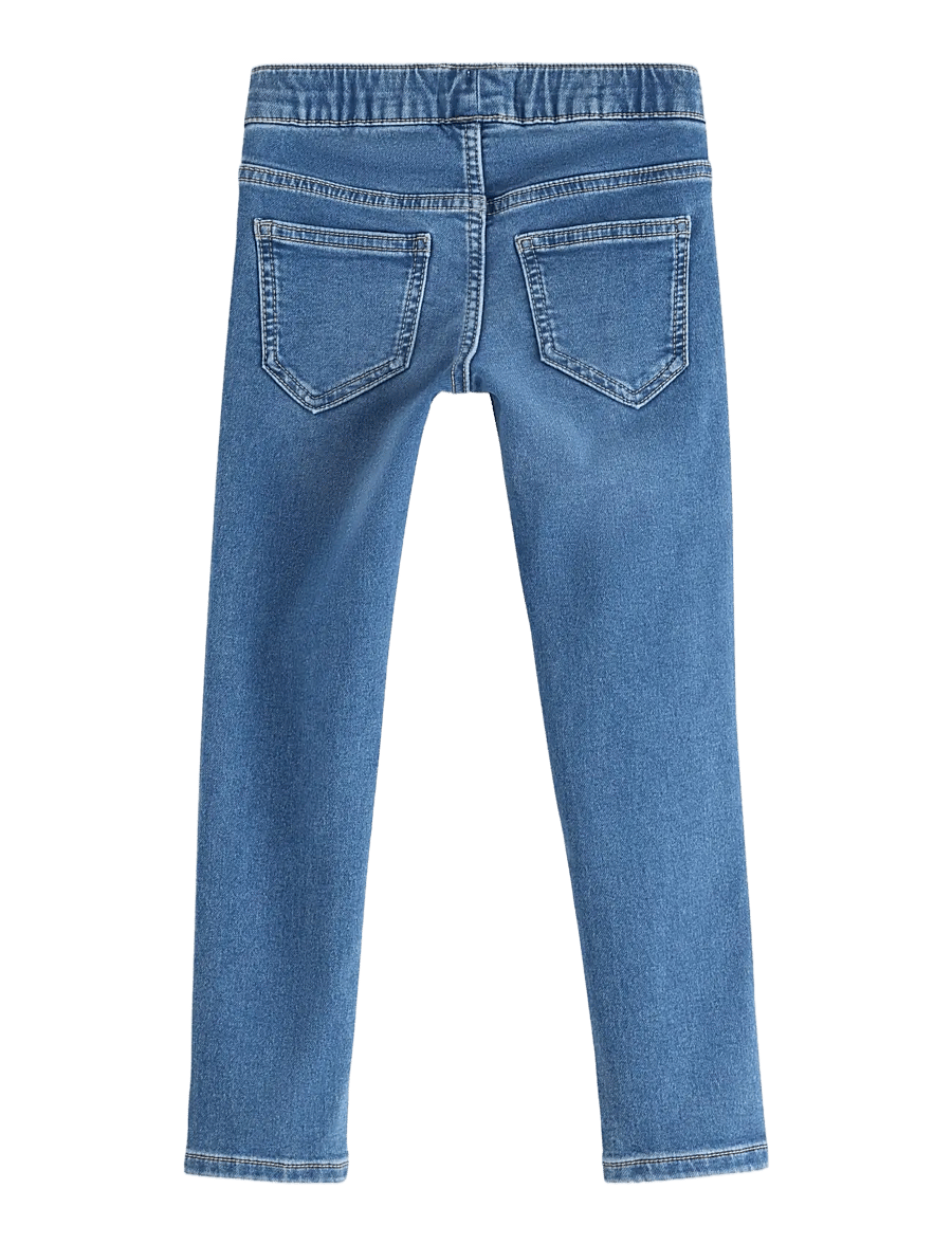 Lindex - Trousers denim Sara heart knee - regular jeans - denim - 2