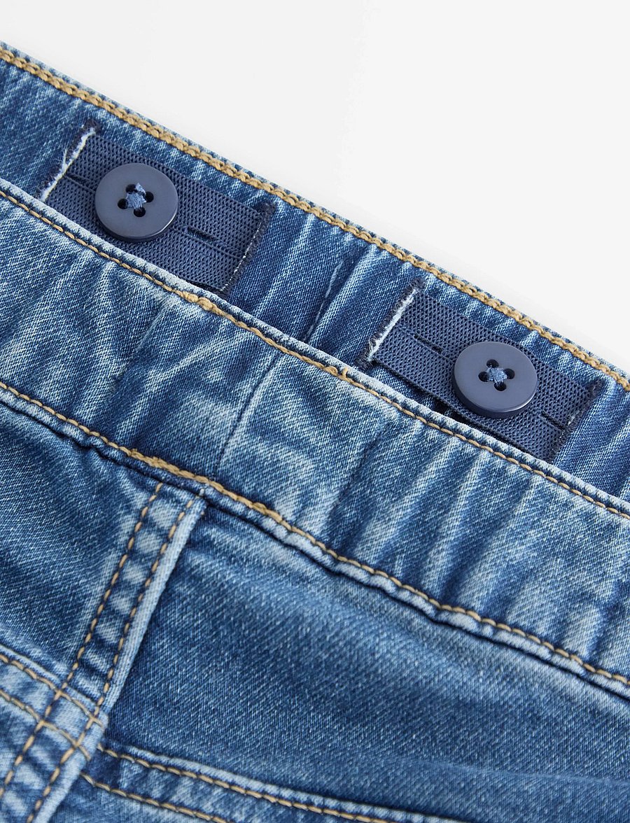 Lindex - Trousers denim Sara heart knee - regular jeans - denim - 5