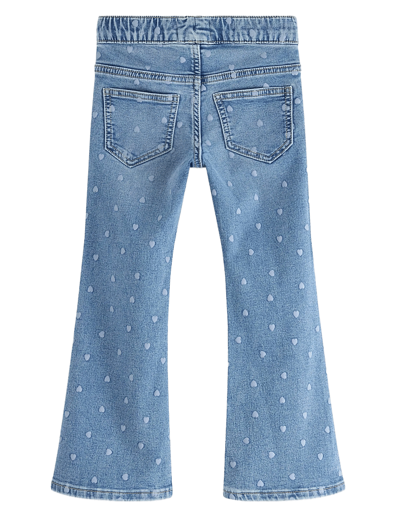 Lindex - Trousers denim Freja jersey He - bootcut jeans - denim blue - 2
