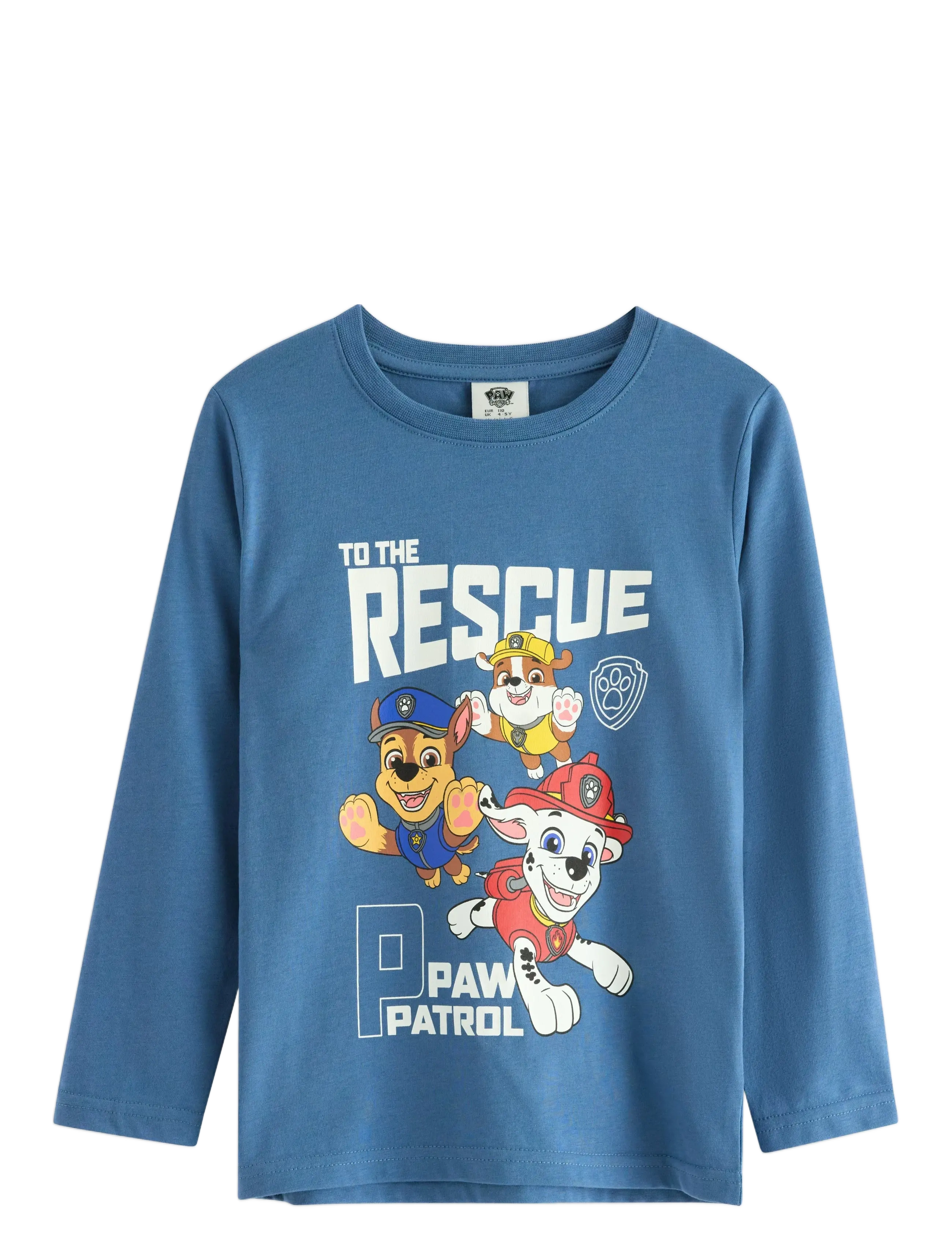 Lindex Paw Patrol long-sleeved top - Overdele - LIGHT DUSTY BLUE / blue