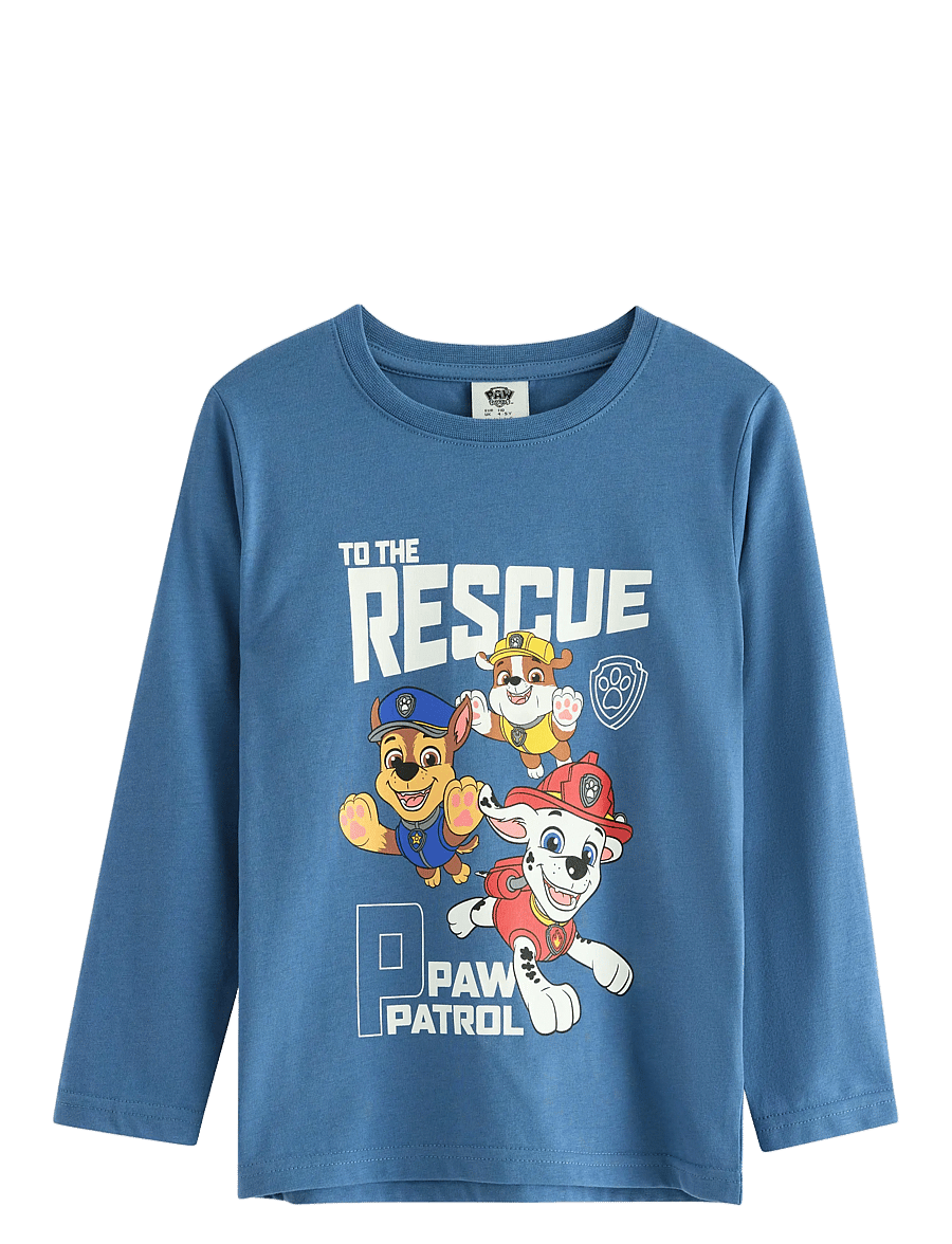 Lindex - Paw Patrol long-sleeved top - langärmelig - light dusty blue - 0