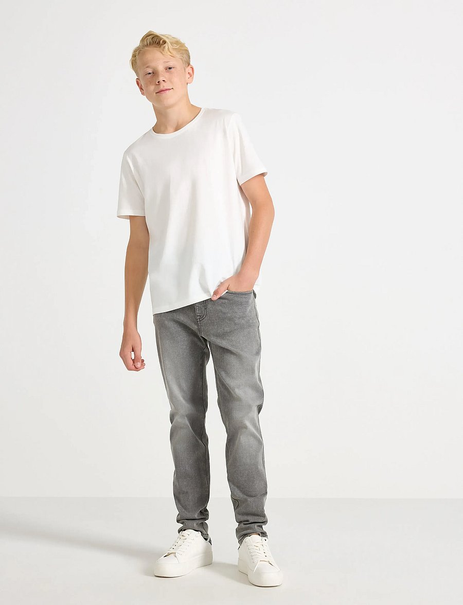 Lindex - Trousers denim Staffan narrow - skinny jeans - grey - 0