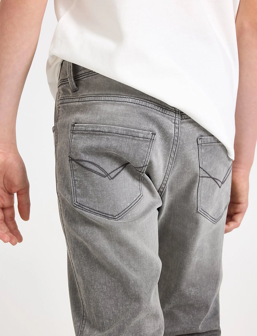 Lindex - Trousers denim Staffan narrow - skinny jeans - grey - 4