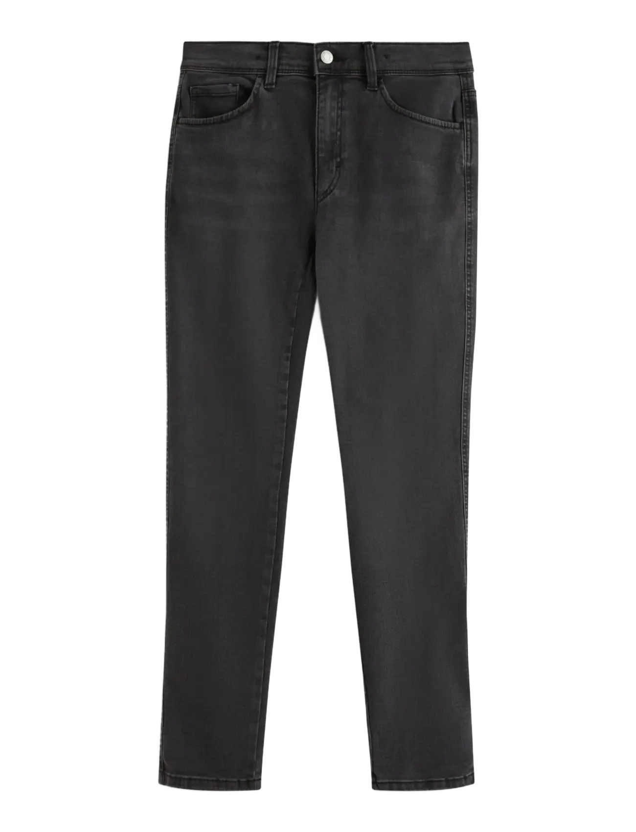 Lindex Trousers denim Staffan narrow - Skinny jeans - OFFBLACK / black