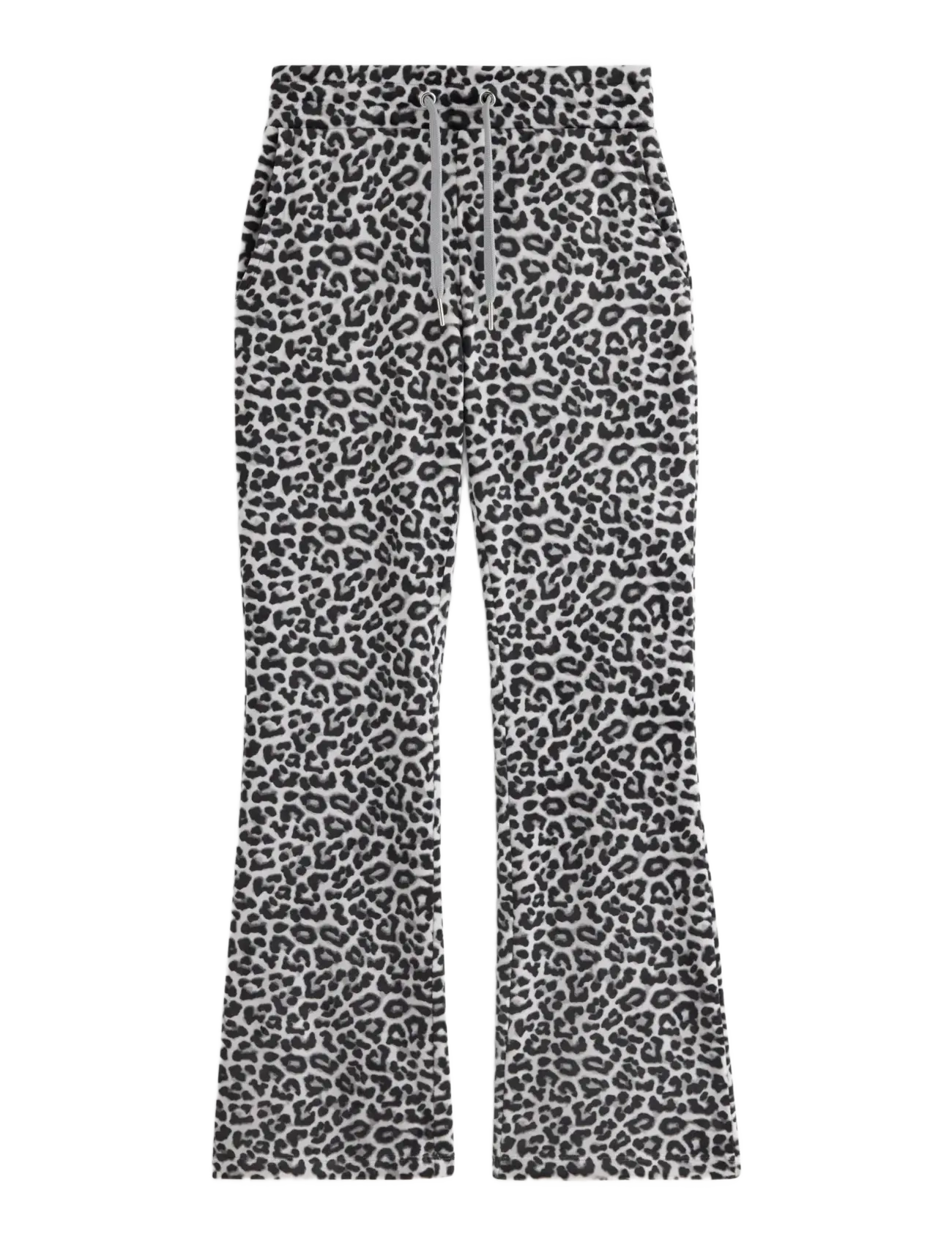 LINDEX Utsvängda Byxor I Velour Patterned - 170 - Kinder