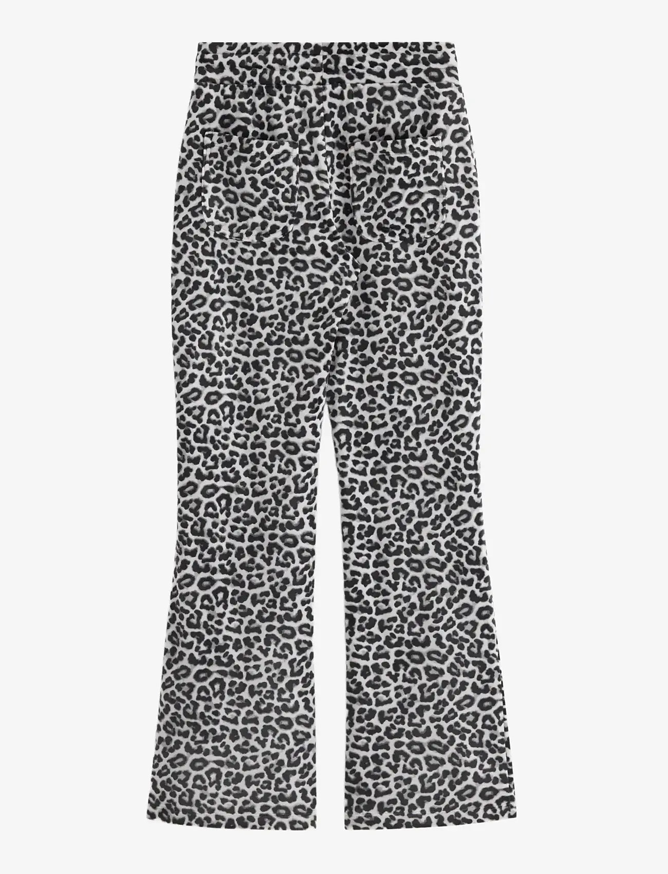 Lindex - Utsvängda byxor i velour - sweatpants - grey - 2
