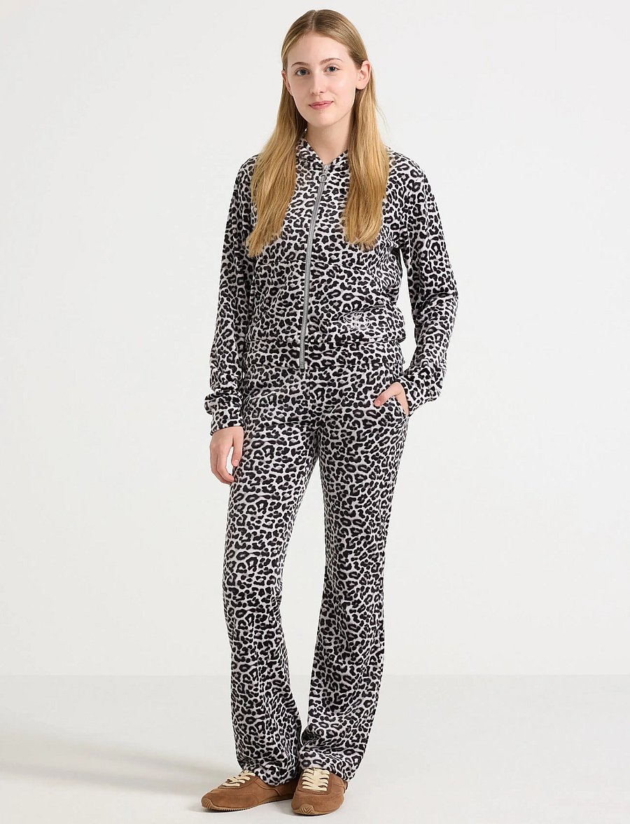 Lindex - trousers velour - sweatpants - grey - 0