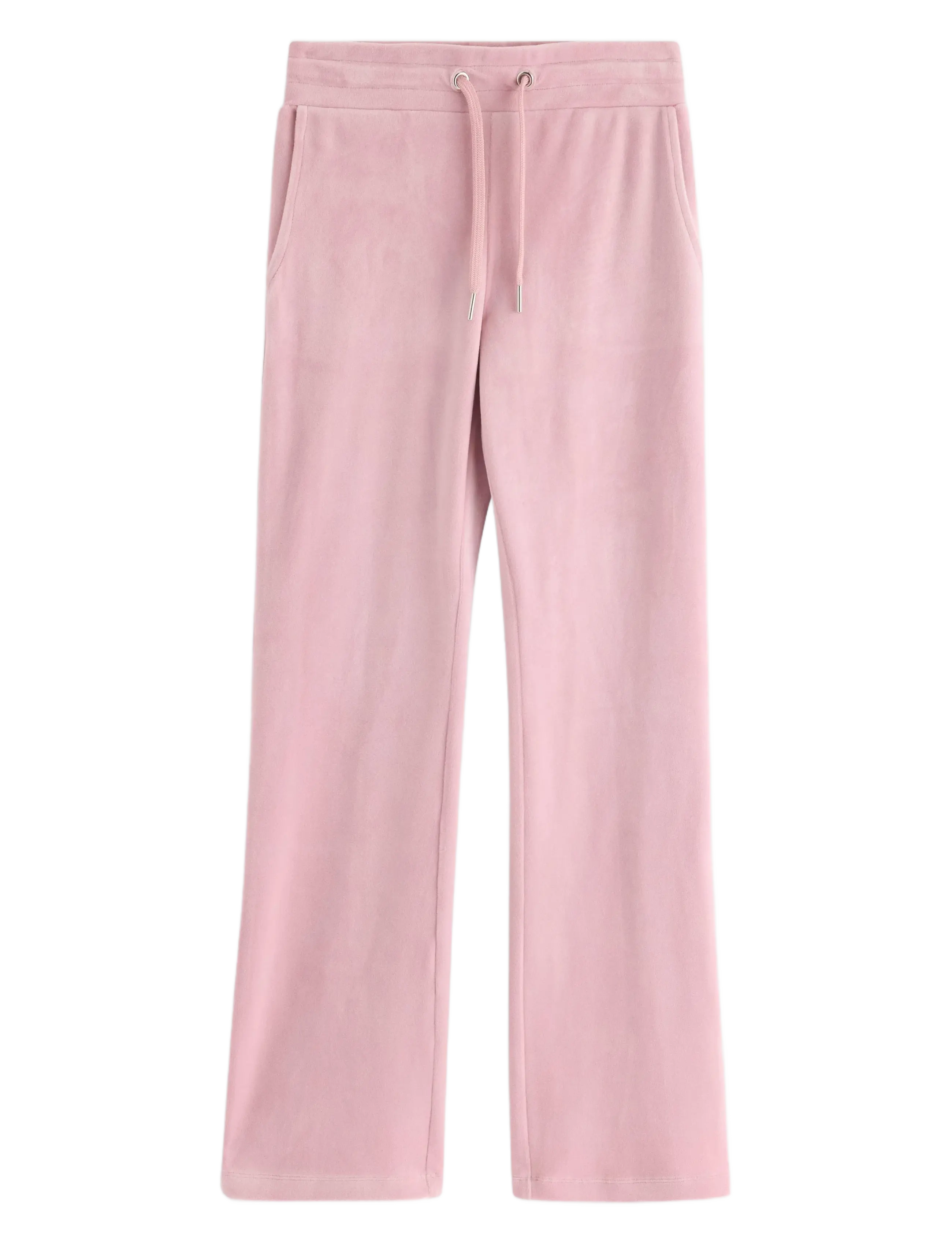 LINDEX Utsvängda Byxor I Velour Pink - 158 - Kinder