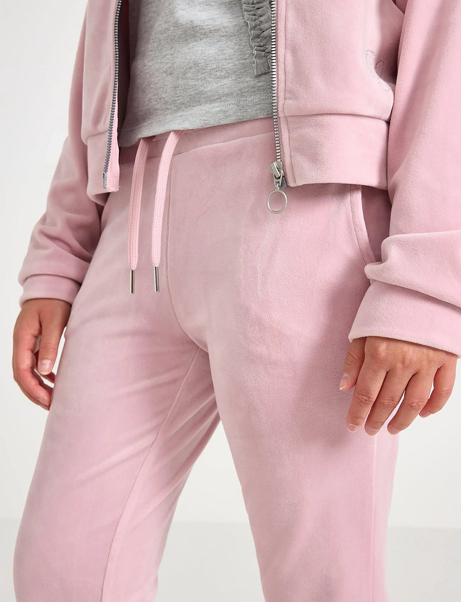 Lindex - trousers velour - jogginghosen - light dusty lilac - 4