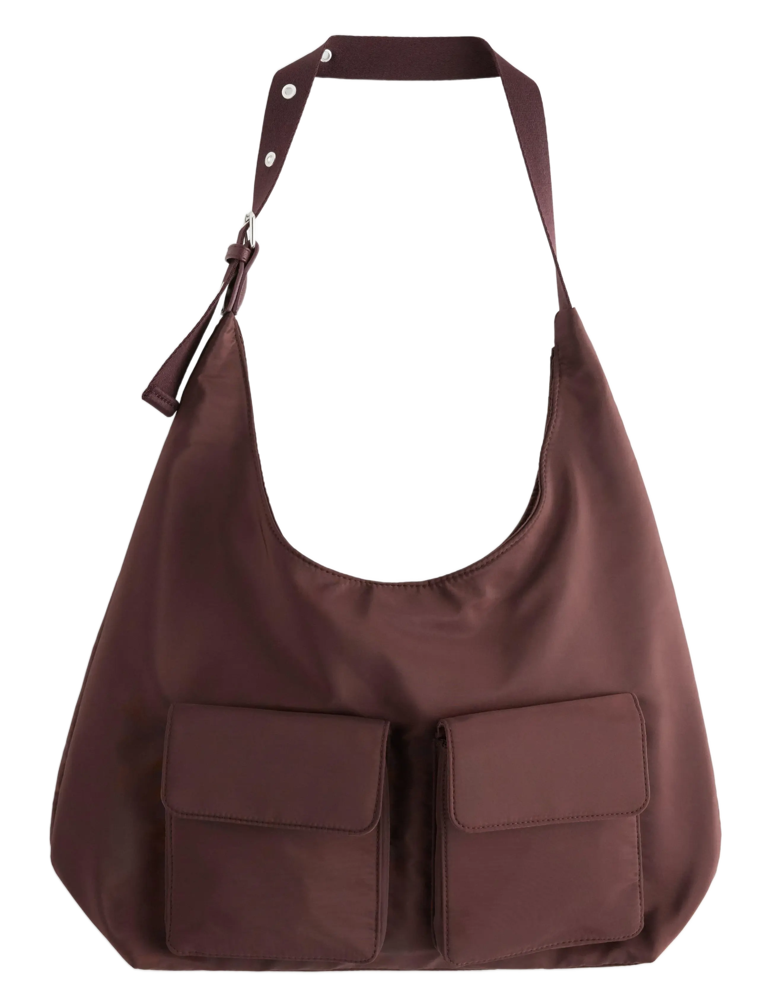 LINDEX Tasche V Shape W Pockets Braun - One Size - Damen