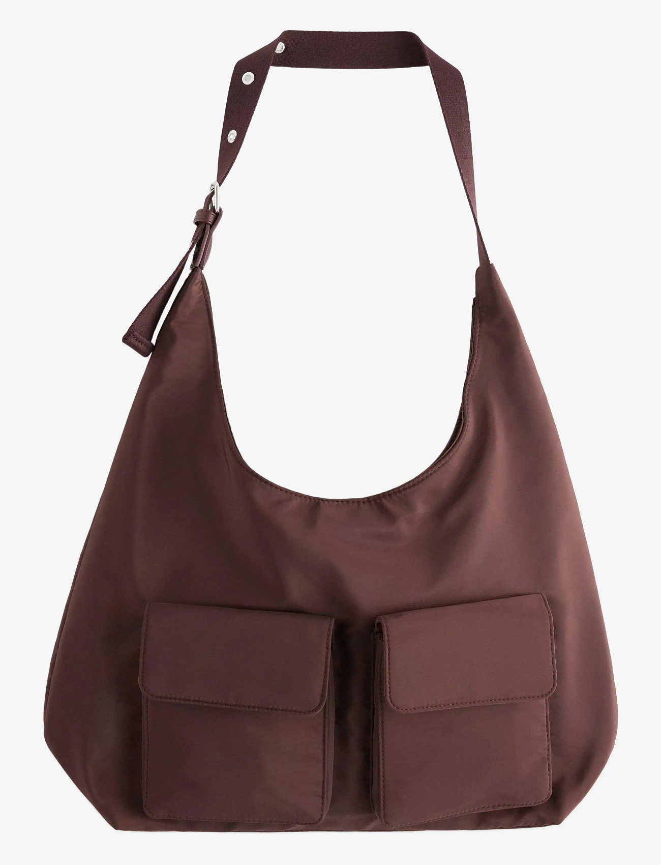Lindex - Bag v shape w pockets - madalaimad hinnad - dark brown - 0