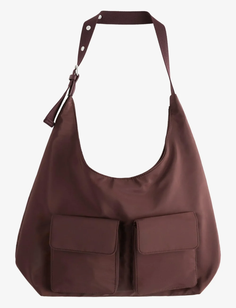 Lindex - Bag v shape w pockets - særlige begivenheder - dark brown - 0
