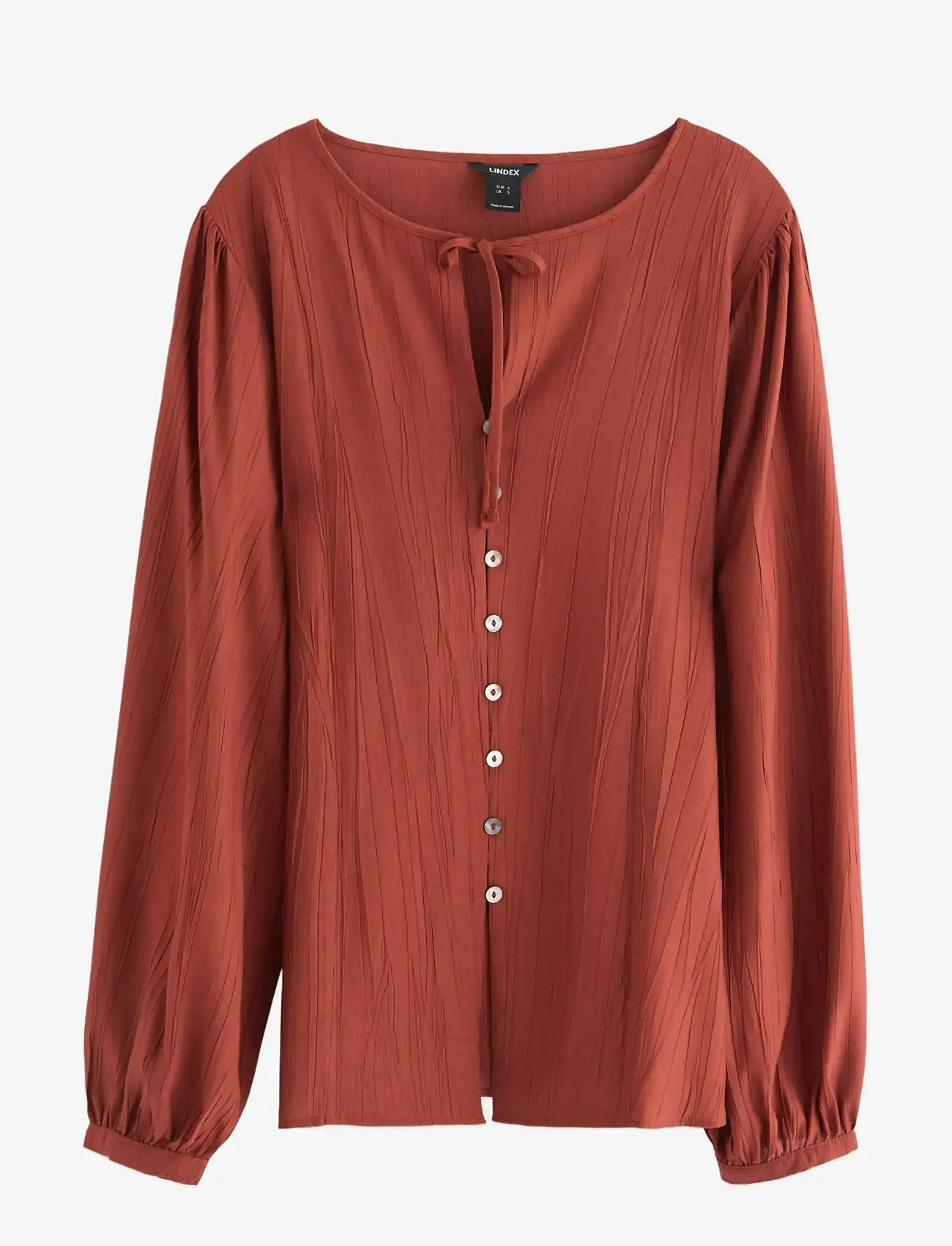 Lindex - Blouse Louise - langärmlige blusen - dark dusty red - 1