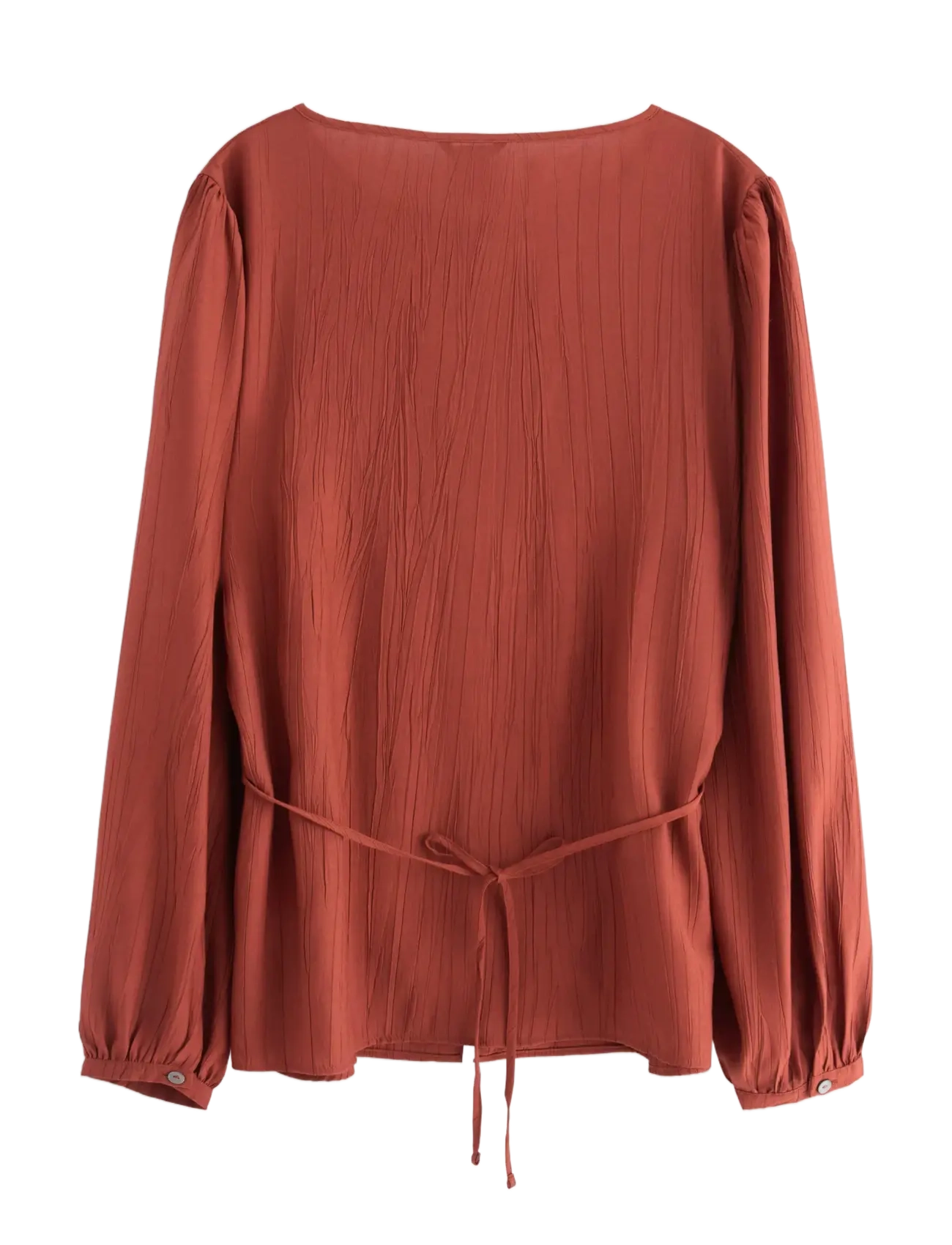Lindex - Blouse Louise - blouses met lange mouwen - dark dusty red - 2