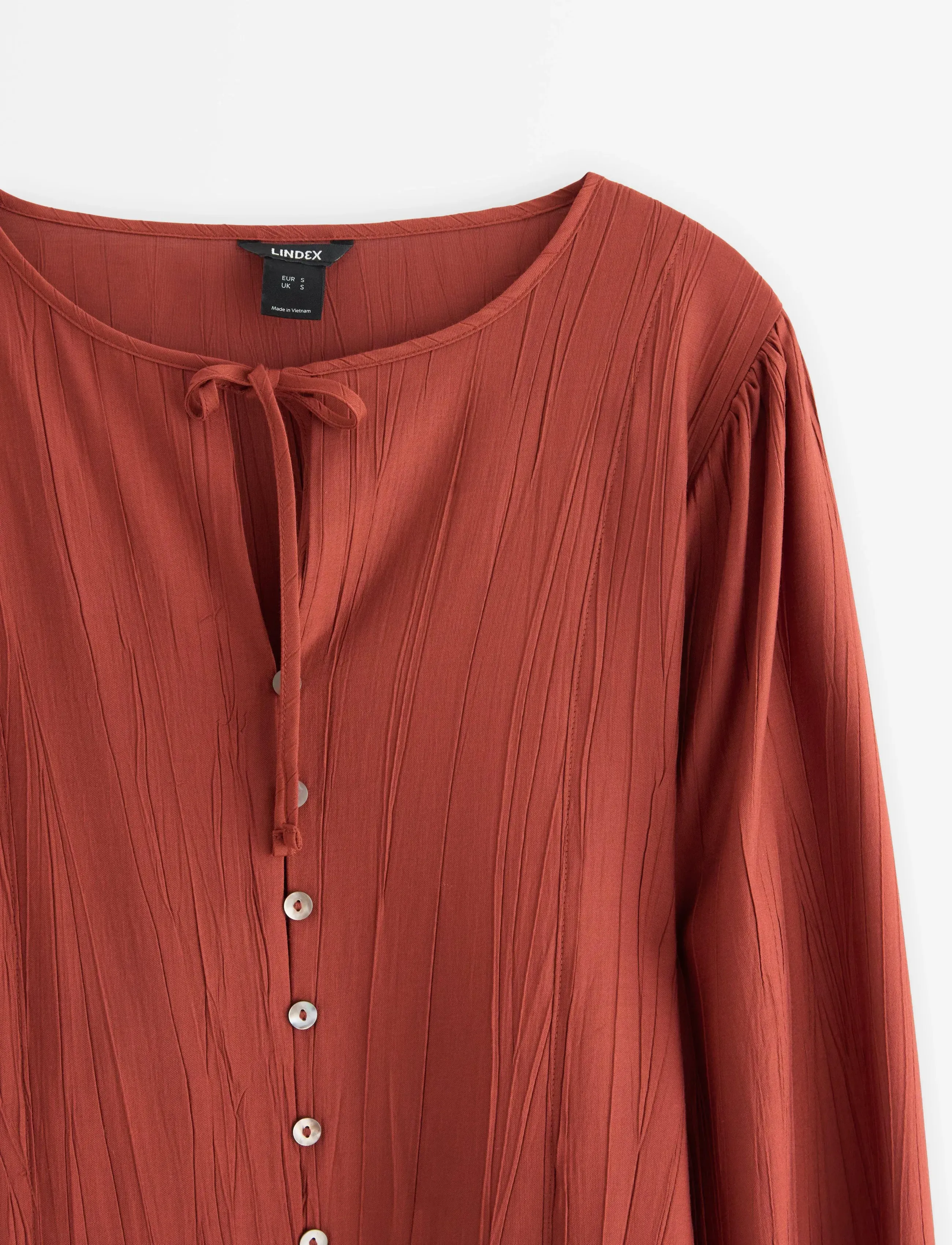 Lindex - Blouse Louise - blouses met lange mouwen - dark dusty red - 5