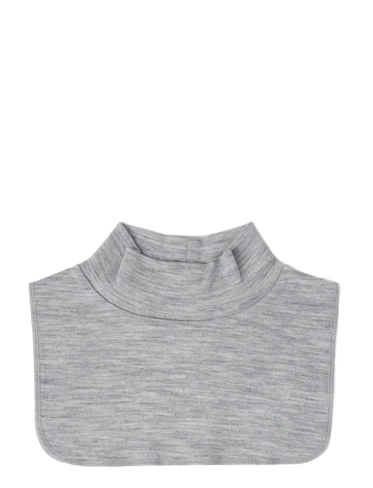 Turtleneck collar wool - GREY MELANGE