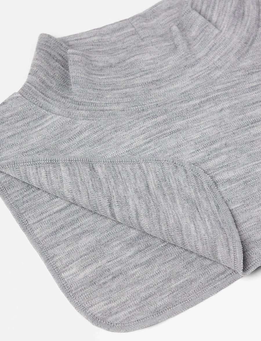 Lindex - Turtleneck collar wool - kaelussallid - grey melange - 2