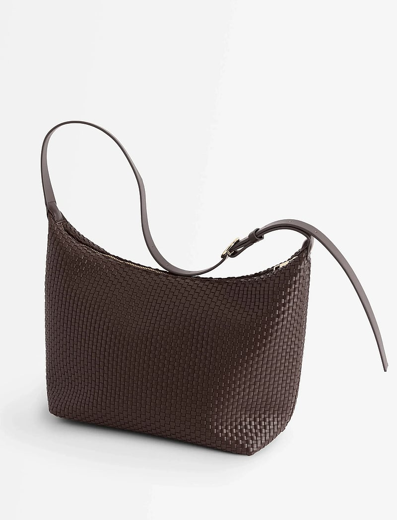 Lindex - Bag soft braided Lou - særlige begivenheder - dk brown - 2