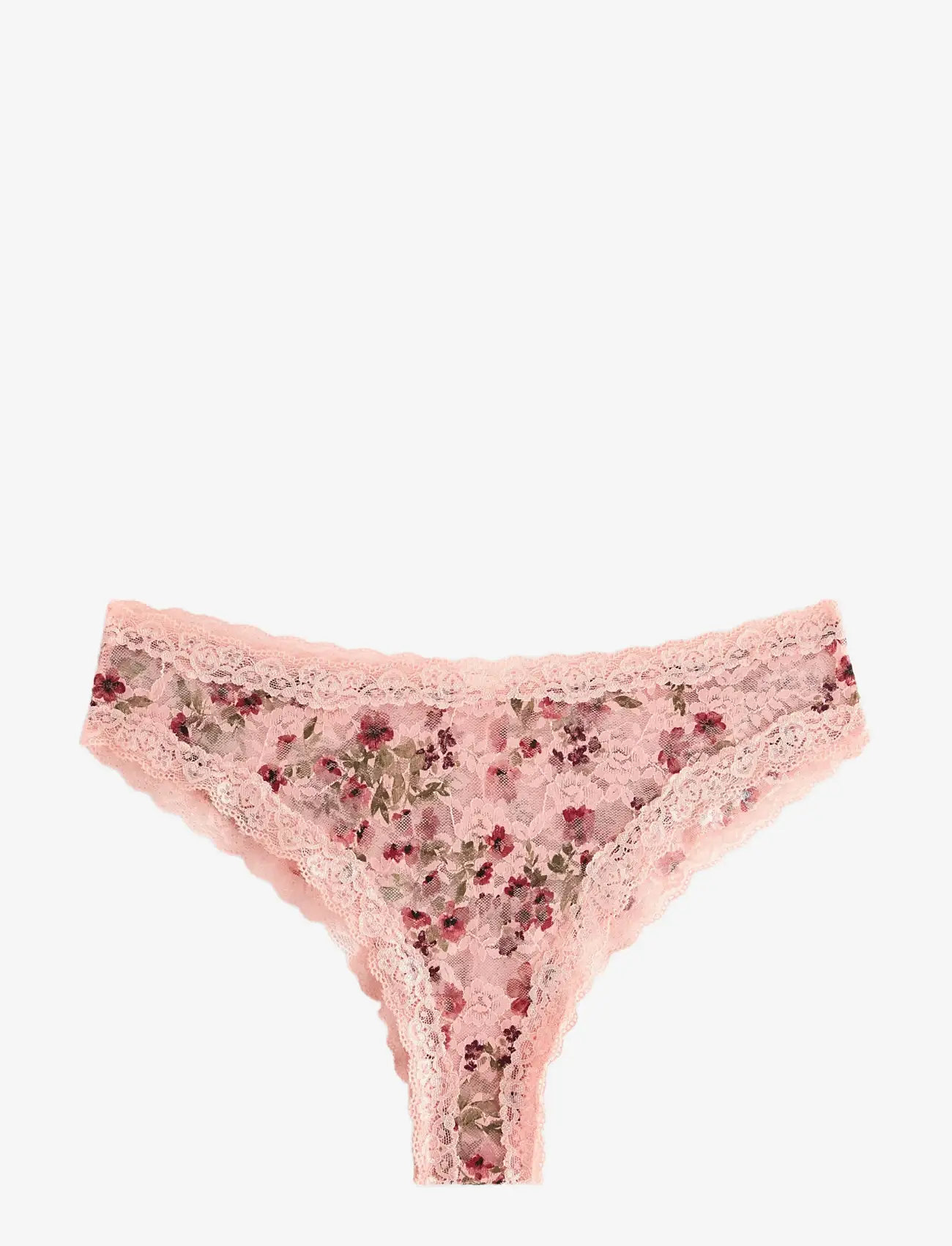 Lindex - Brazilian truse i blonde - light pink - 1