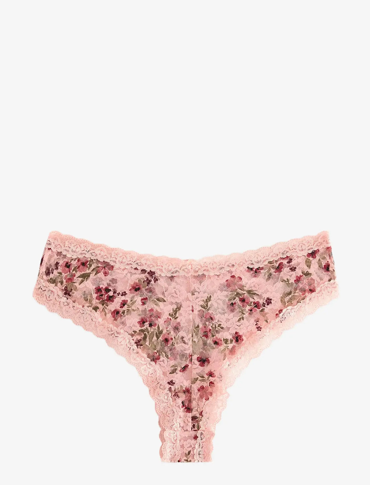 Lindex - Brazilian truse i blonde - light pink - 2