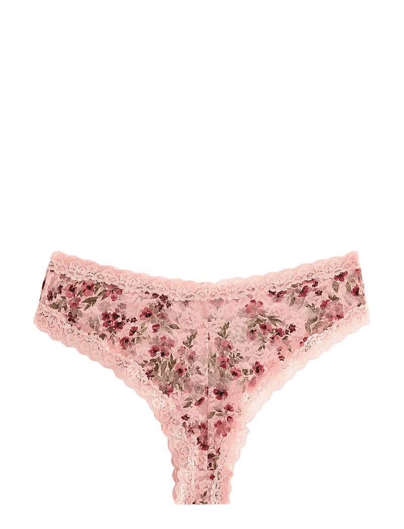 Lindex - Brazilian truse i blonde - light pink - 2