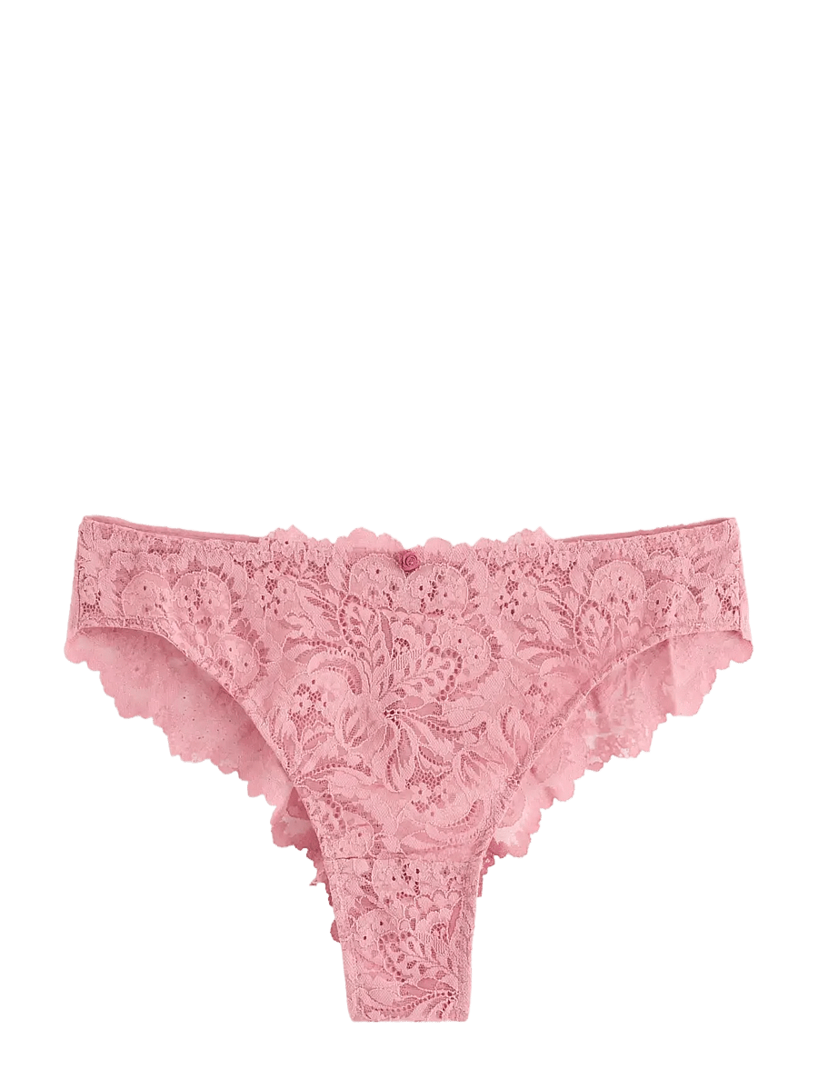 Lindex - Brazilian briefs - brazilian trosor - dark dusty pink - 1
