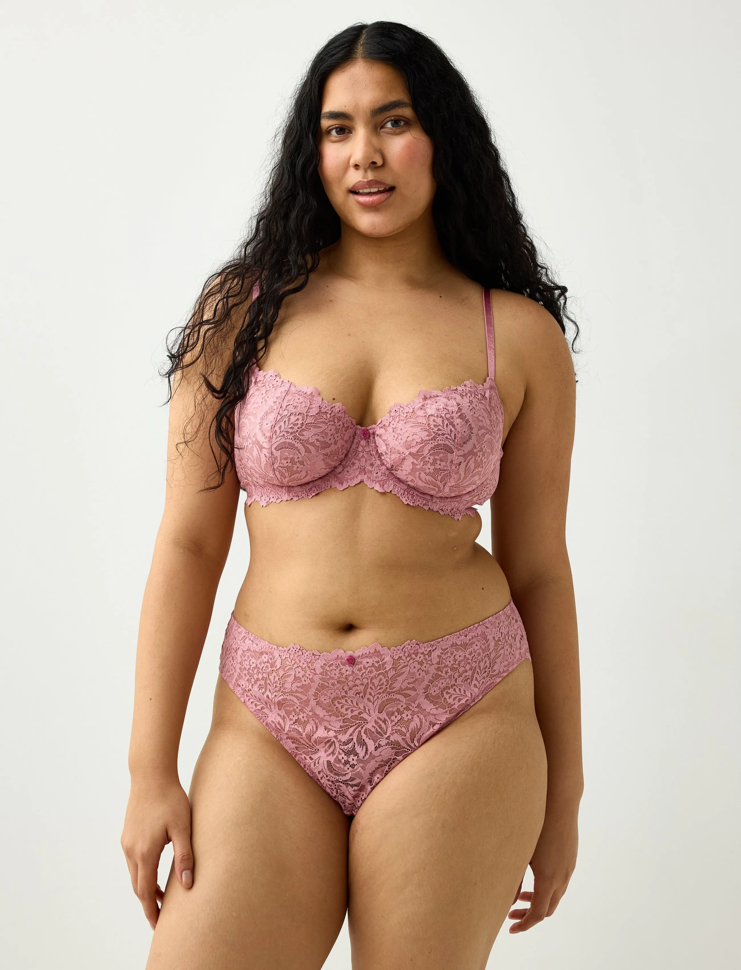 Lindex Brazilian Briefs, Kvinder, Brazilian Trusser, Pink, Str: M