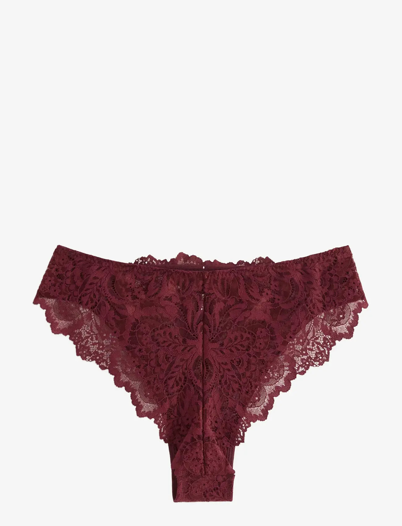 Lindex - Brief Brazilian Midi Lydia - brazilian trusser - dark dusty red - 2