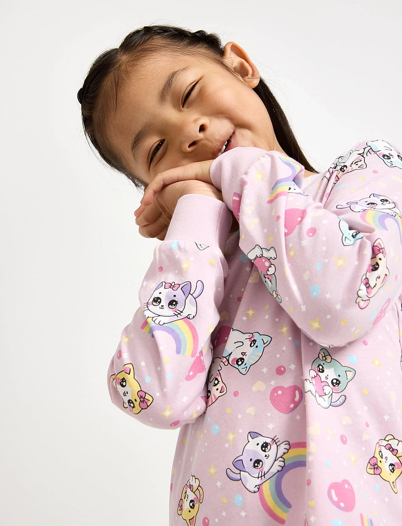 Lindex - Pyjama Kawaii - sets - dusty pink - 4